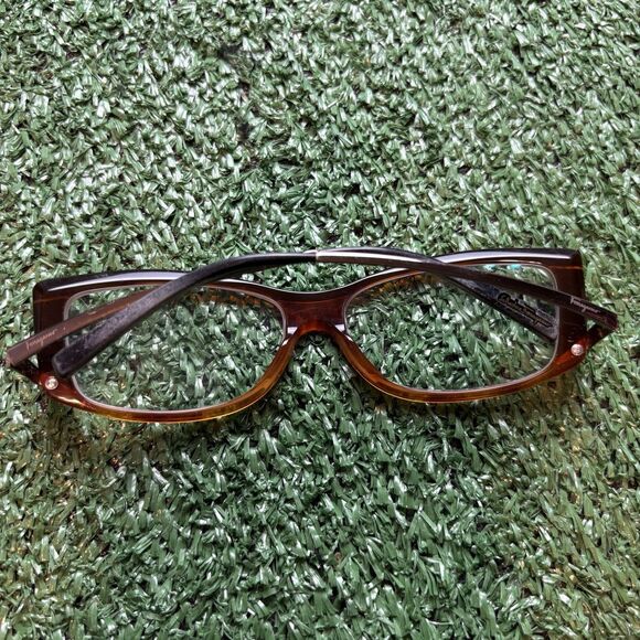 salvatore ferragamo Brown Eyeglasses 2568 Frame 54 MM AUTHENTIC Italy